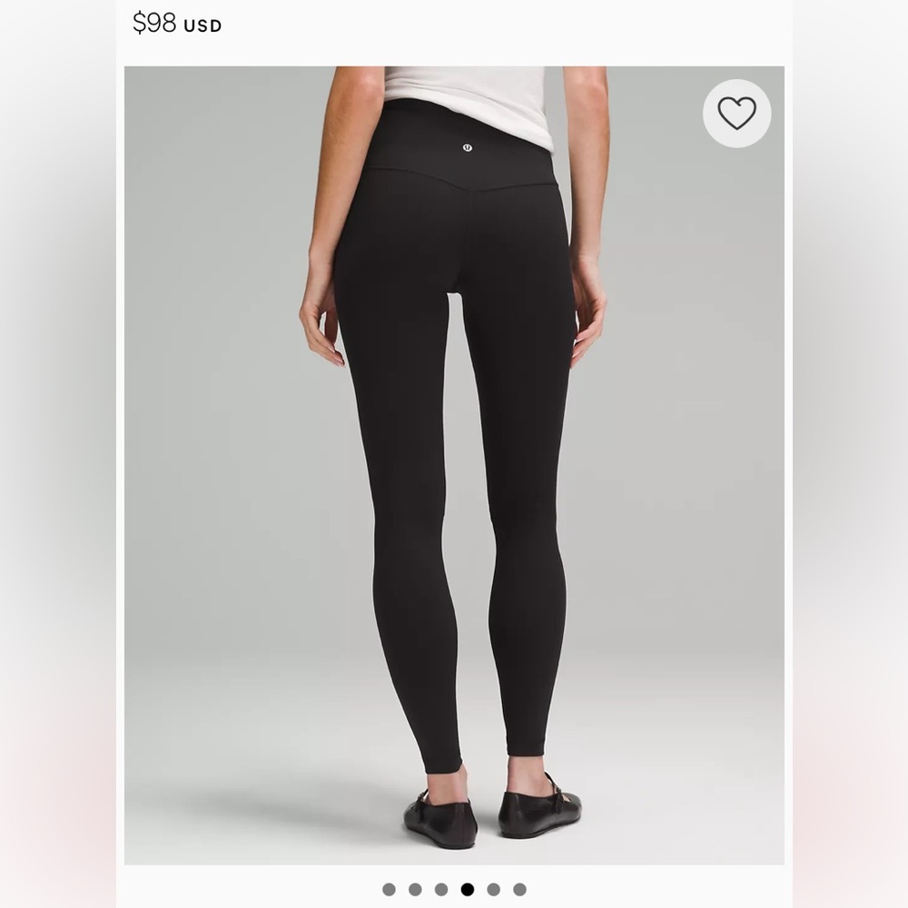 Lulu lemon black align tights